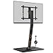 Perlegear Rolling TV Stand with Power Outlet, Tilt and Swivel Mobile TV Cart with Hidden Casters, Fits 30-70 Inch TVs, Height-Adjustable, 88 lbs Load Capacity, Max VESA 400x400mm, PGTVMC20