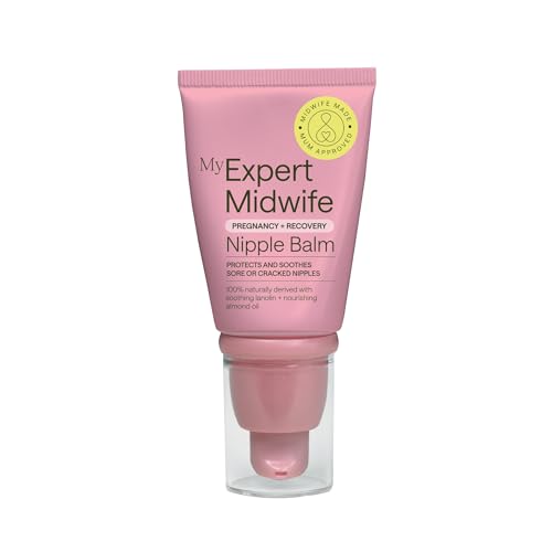 My Expert Midwife No Harm Nipple Balm 100% Natural medical grade Lanolin fast relief protection for sore cracked nipples. Moisturising Odourless Tasteless Breastfeeding Safe Nipple Cream 30ml