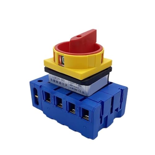 80A Isolator Disconnect Switch LW30-80/5P Three-Phase Five Wire Load Isolation Power Cut-Off Rotary Cam Siwtch