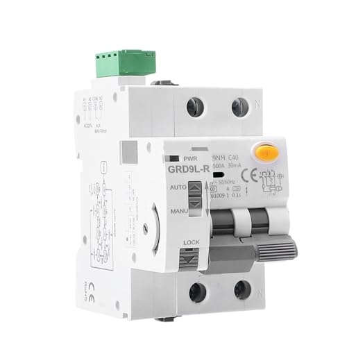 RCBO à réenclenchement automatique avec protection contre les surintensités 40A 2P