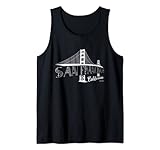 Photo Gallery san francisco california iconico golden gate bridge souvenir canotta Photo Gallery san francisco california iconico golden gate bridge souvenir canotta