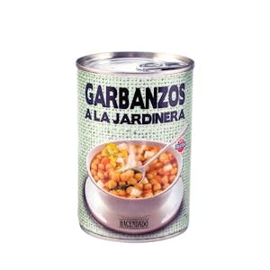 Garbanzos a la jardinera Hacendado Bote 420 g Pack 2