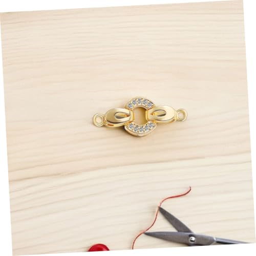 Fermoirs à rabat zircon pour bracelets éviter les pertes de bijoux faits main