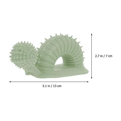 UKCOCO Brinquedos para Mastigar Cachorros Em Forma de Caracol Cachorro Escova de Dentes Brinquedos B