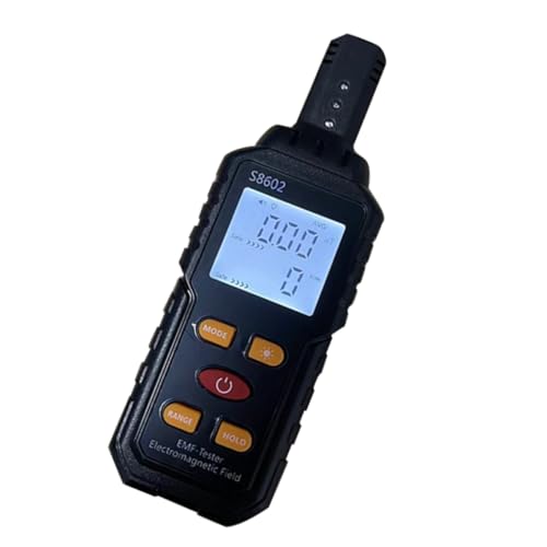 Cabilock Digital EMF Radiation Detector Portable Electromagnetic Field Meter LCD Display for Home and Industry Use Accurate EMF Reader Battery-Powered