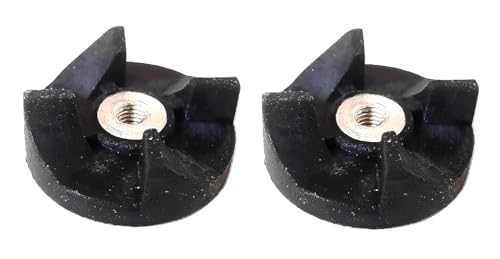 Awon-SE || 2pc | 4Teeth Jar Coupler Gear for 'WONDERCHEF/PRESTIGE/MAGIC BULLET' Nutri-Blenders | Rubber (2pc Jar Couplers)