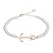 Produktbild PAUL HEWITT Perlenarmband Damen Anchor Spirit - Armkette Damen mit Anker Schmuck aus Edelstahl (Rosegold)