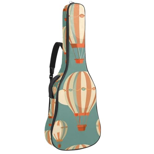 Housse guitare acoustique 109 cm étanche pour éviter l'humidité avec 2 poches de rangement