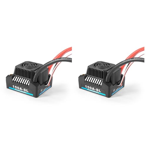 ESC 150A sin escobillas 2-4S variador impermeable para coche RC 1/10 camión 1/8