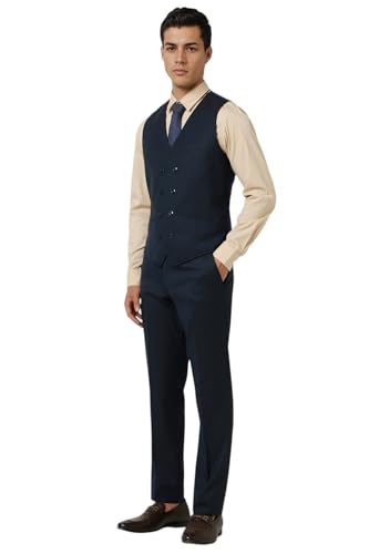 Image of Van Heusen Men's Polyester Blend Three Piece Suit-Dress Set