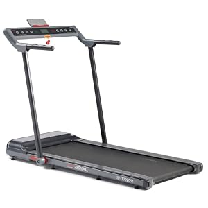 Sunny Health & Fitness Strider Foldable Treadmill, 20-Inch Wide Running Belt with Optional Exclusive SunnyFit™ App and Enhanced Bluetooth Connectivity