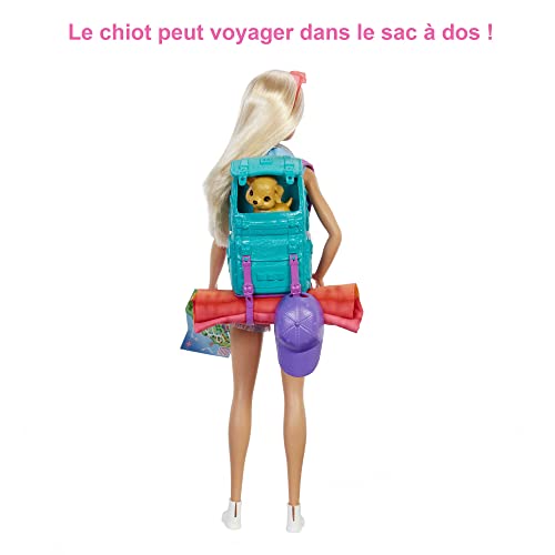 Barbie It Takes Two Coffret Vive Le Camping Poupée Chelsea Hibou Sac de Couchage Boussole et Accessoires de Camping Cadeau dès HDF77 - vue 9
