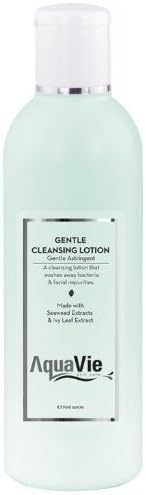 Gentle Face Moisturizing and Cleansing Lotion for Everyday Use - Removes Blemishes and Impurities on the Skin - Alge Extracts has Hydrating Properties - Ivy Extract contains Anti Aging Properties
