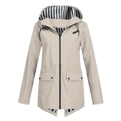 Chaqueta cortavientos para mujer ligera versátil y portátil con capucha para exteriores