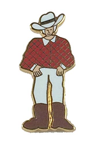 Preisvergleich Produktbild Smartbadge® Country & Western Cowboy Line Dancer Anstecknadel aus Emaille