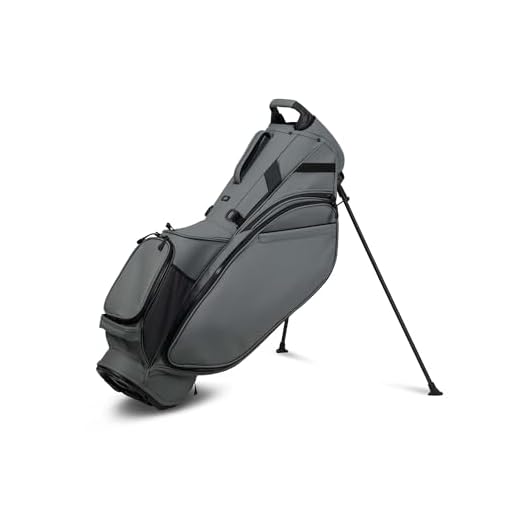 OGIO Shadow, Premium Leather Golf Stand Bag - Grey