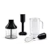 SMEG HBAC01BL | Ensemble d'accessoires pour mixeur plongeant | Couleur : Noir