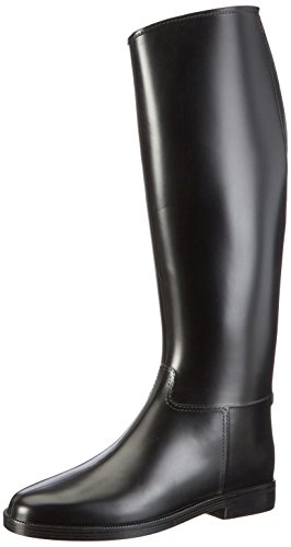 Botas de equitación para mujer HKM Basic hechas en cuero sintético resistente