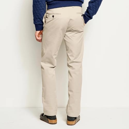 Orvis Men's Ultimate Khakis Plain Trim Fit Front Pants3