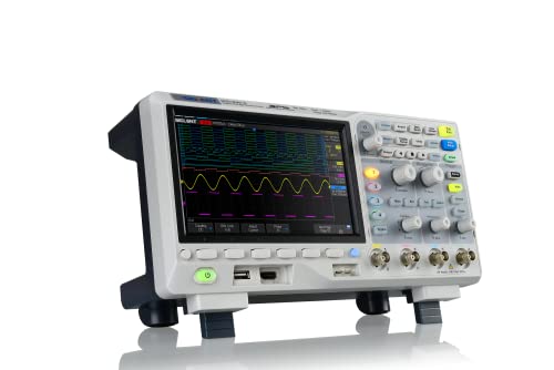 SIGLENT SDS1204X-E Super Phosphor Oscilloscope 4-Channel 200 MHz 1 GSa/s 14 MB