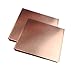 T2 Copper Plate Copper Metal Plate Red Copper Sheet Pure Copper DIY Copper Sheet Thickness 0.5mm 0. 6MM 0. 8MM 1MM 1. 2MM 1.5mm 2MM 2.5mm 3mm-5mm (0.5mm*200mm*300mm)