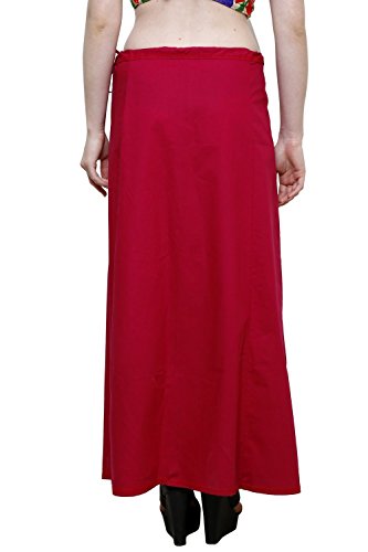 Image of Pistaa's combo of Women's Cotton Best Plain Solid Indian Readymade Inskirt Saree petticoats