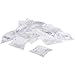 Icy-Cools Clear Purified Water Reusable Ice Cubes - 2" L x 2" W 500 Per Case