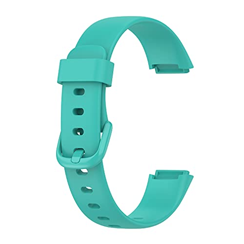 Lemspum Pulseiras de silicone compatíveis com pulseiras esportivas de substituição para Fitbit Luxe,