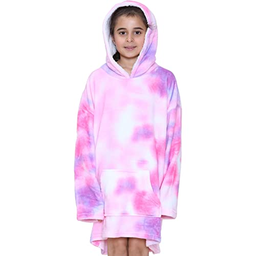 Girls Boys Oversized Hoodie Cow Animal Detail Snuggle Blanket Super Soft Warm Fleece Kangaroo Pocket2