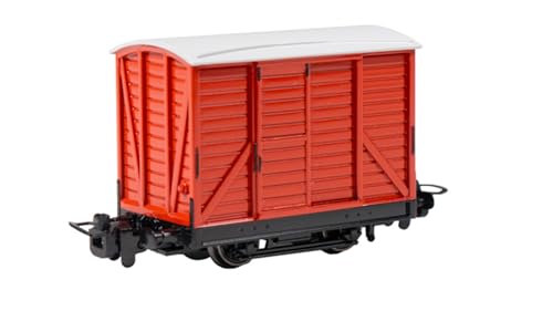 Bachmann Trains - Thomas & Friends™ - Narrow Gauge Box Van - RED - HO Models That Run on N Scale Track