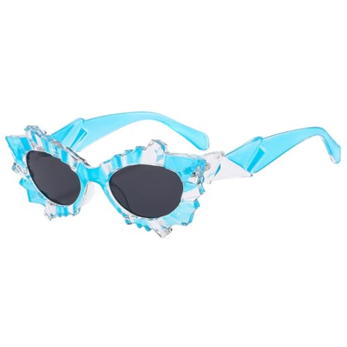 Lunettes de soleil œil de chat irrégulières pour sublimer un regard fatigué au soleil