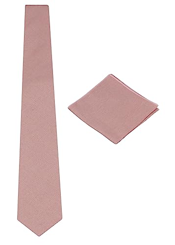Set de corbata slim con pañuelo a juego