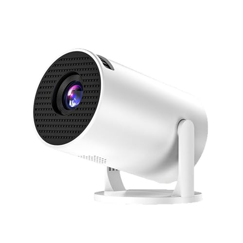 YUGSHNKFC Proyector WiFi móvil de carga rápida tipo C, proyección de visualización compartida, corrección de enfoque inteligente, proyector de espejo de pantalla de baja latencia