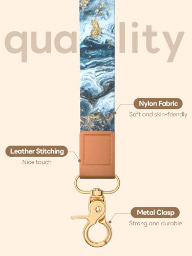 Image of Wristlet Keychain for Women and Men, Key Chain Holder, Wrist Lanyard for Keys