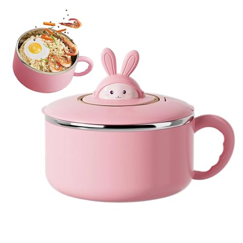Generico Para ensalada con tapa | 1,2 L – Pasta con tapa – Para sopas, frutas, verduras, casa, oficina, transporte