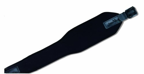 Vero Vellini Wide Top Rifle Sling, Black Neoprene/Black Leather