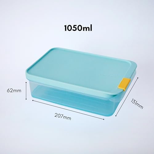 Image of LocknLock Freezer Fit 1.05 L Container | Airtight Stackable Food Storage for Meal Prep | Microwave & Dishwasher Safe | BPA Free Freezer Container with Lid
