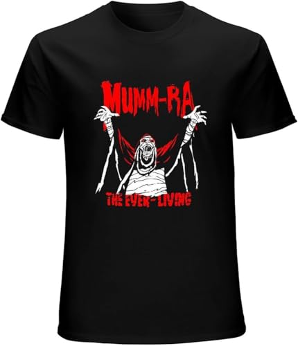 DJCBBSYe Dhgejd Xunhuan Tiantian Mumm Ra The Everliving Thundercats Cartoon Men's Short-Sleeve T-Shirt Black