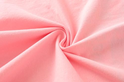 Pajamas for Girls Summer Short Sleeve and Dot Short Pants PJS Set Big Kids Loungewear Size 6-164