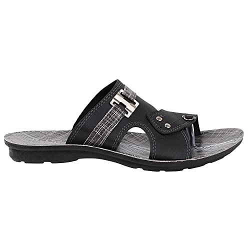 Image of TieFit Men's Stylish Slipper || Casual Flip Flop || Slip On for Men's||Thong Flip-Flops|UK 7-10