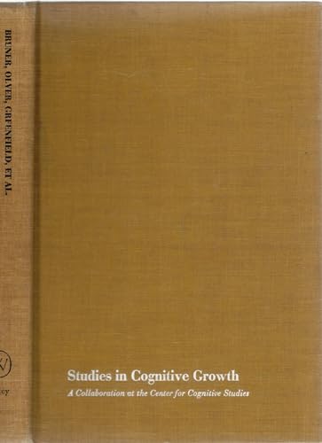 Studies in cognitive growth;: A collaboration a... B0006BNWDK Book Cover