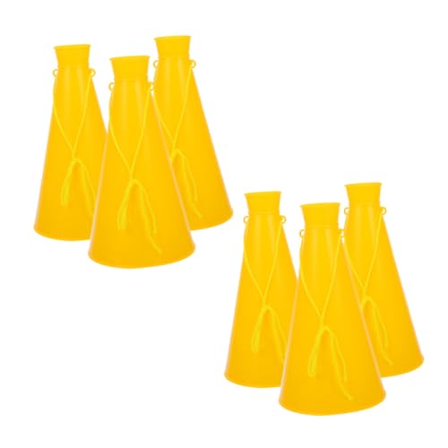BESPORTBLE 6Pcs Portable Cheer Megaphone Lightweight Party Horns for Sports Events Football Games and Celebrations Enhance Atmosphere Show Support