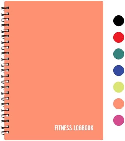 Fitness Logbook (Peach) - A5 Undated Workout Journal For Men & Wo...