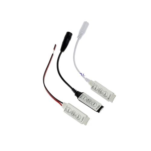 MINI controlador con memoria RGBW 12-24V de botón simple para iluminación 2