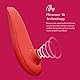 Womanizer Special Edition Pleasure Air Toy, Klitoris-Sauger, Klitoris-Vibrator, Stimulator, Wasserdicht, Wiederaufladbar (Vivid Red)