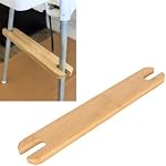 Repose-pieds en bois de bambou véritable réglable pour chaise haute, aide à maintenir la position appropriée pour l'alimentation et jouer à la maison, compatible avec Antilop, facile à nettoyer, sans effort