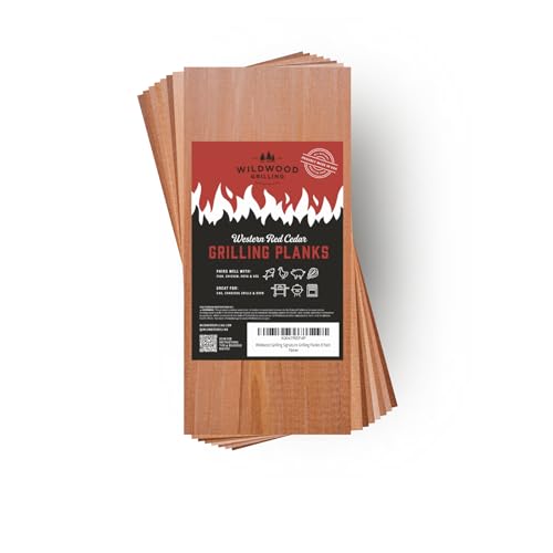 Wildwood Grilling Signature Cedar Grilling Planks - 5x11 (8-Pack)