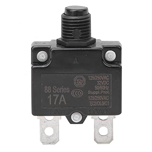 Disyuntor protector de sobrecorriente 12A para interruptor de protección de compresor, 5 piezas 5