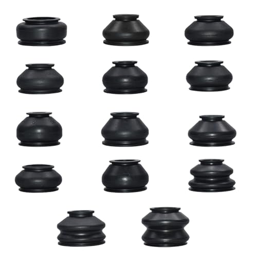 ZIMISI 14PCS Ball Joint Car Tie Rod Boot, Rubber Tie Rod End Boots Dust Protection Cover, Automotive Turn To Rods Arm Ball Joint Head Boot, Universal Vehicles Suspension Steering Accessories