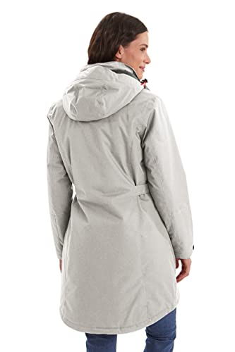 Killtec Damen Funktionsparka Mit Abzippbarer Kapuze Alisi, mittelgrau, 44, 32730-000